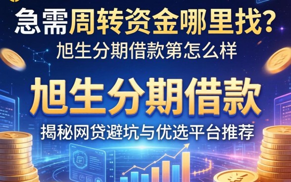 急需周转资金哪里找？旭生分期借款怎么样？揭秘网贷避坑与优选平台推荐