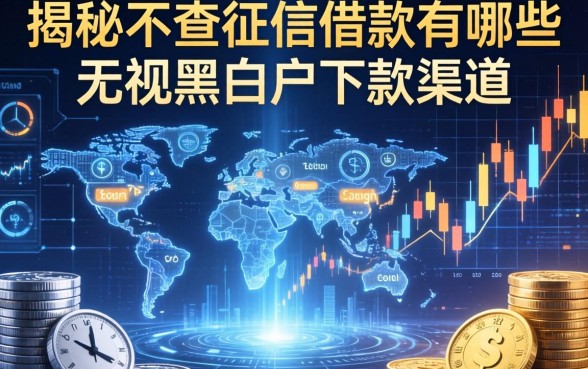 揭秘不查征信借款有哪些,无视黑白户的下款渠道