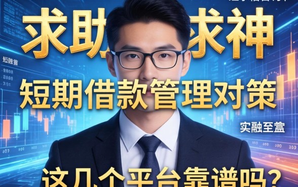 求助大神,短期借款管理对策有哪些?这几个平台靠谱吗?