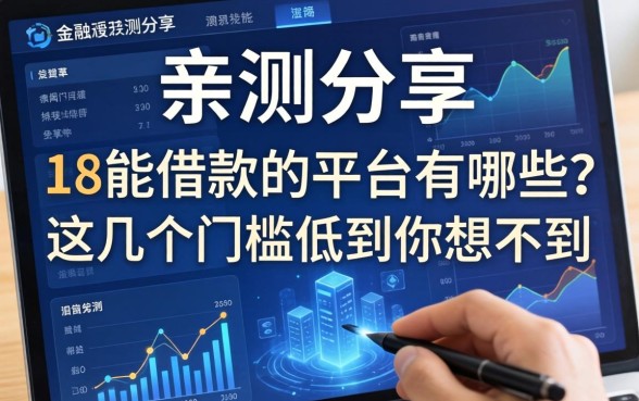 亲测分享：18能借款的平台有哪些？这几个门槛低到你想不到