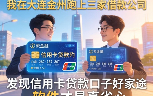 我在大连金州跑了三家借款公司，发现信用卡贷款口子好软件才是真省心
