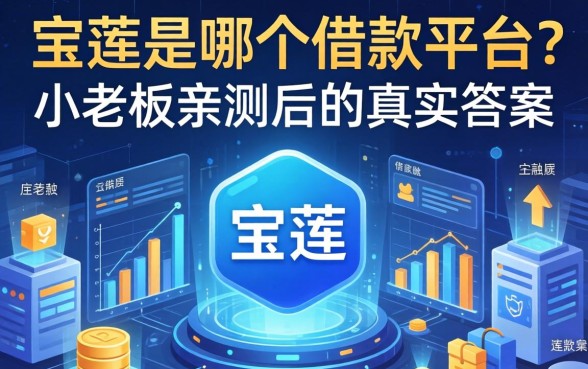 宝莲是哪个借款平台？小老板亲测后的真实答案