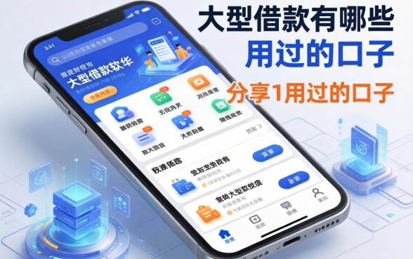 大型借款软件有哪些平台，分享五个我用过的口子