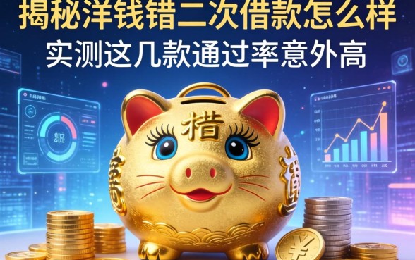 揭秘洋钱罐二次借款怎么样，实测这几款通过率意外高