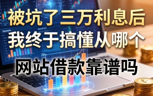 被坑了三万利息后,我终于搞懂从哪个网站借款靠谱吗