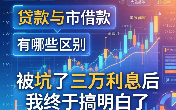 贷款与借款有哪些区别?被坑了三万利息后我终于搞明白了