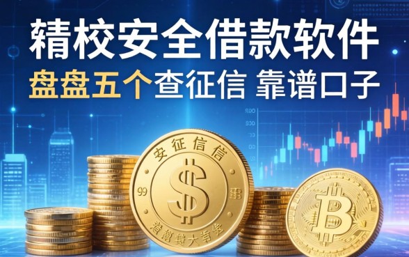 比较安全借款软件有哪些？盘点五个不查征信的靠谱口子