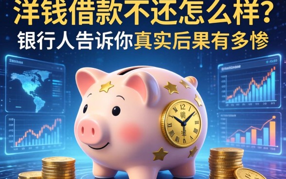 洋钱罐借款不还怎么样？银行人告诉你真实后果有多惨