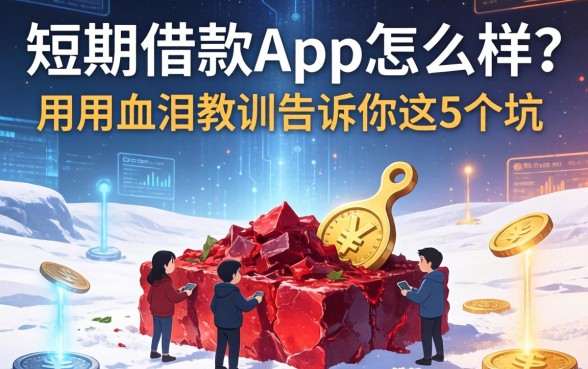 短期借款app怎么样？我用血泪教训告诉你这5个坑