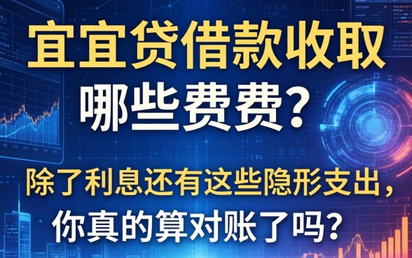 宜人贷借款收取哪些费用？除了利息还有这些隐形支出，你真的算对账了吗？