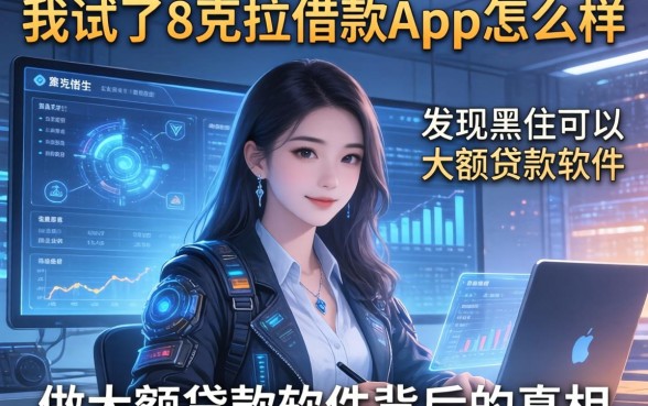 我试了8克拉借款app怎么样，发现黑户可以做大额贷款软件背后的真相