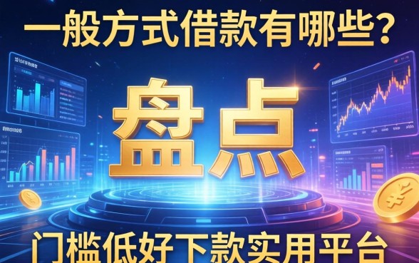 一般方式借款有哪些？盘点五个门槛低好下款的实用平台
