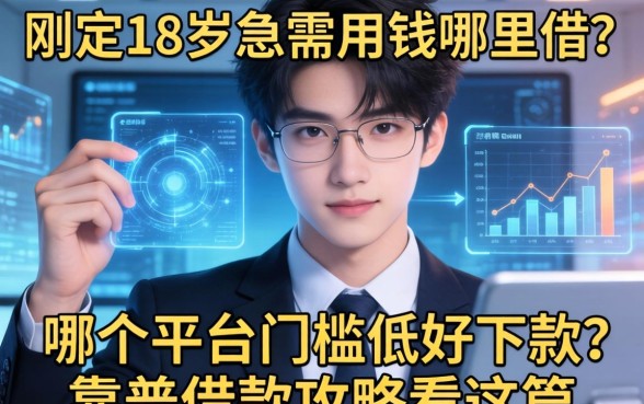 刚满18岁急需用钱哪里借？哪个平台门槛低好下款？靠谱借款攻略看这篇