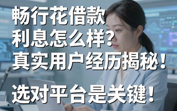 畅行花借款利息怎么样?真实用户经历揭秘,选对平台是关键!