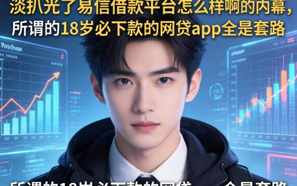 我扒光了易信借款平台怎么样啊的内幕，所谓的18岁必下款的网贷app全是套路