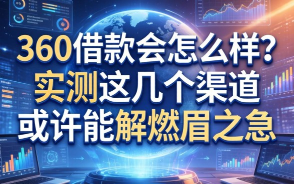 360借款会怎么样？实测这几个渠道或许能解燃眉之急