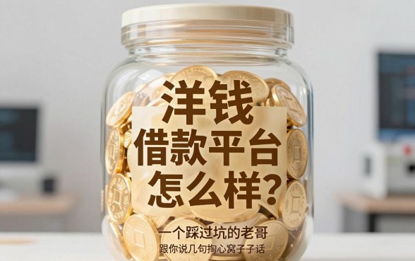 洋钱罐借款平台怎么样?一个踩过坑的老哥跟你说几句掏心窝子话