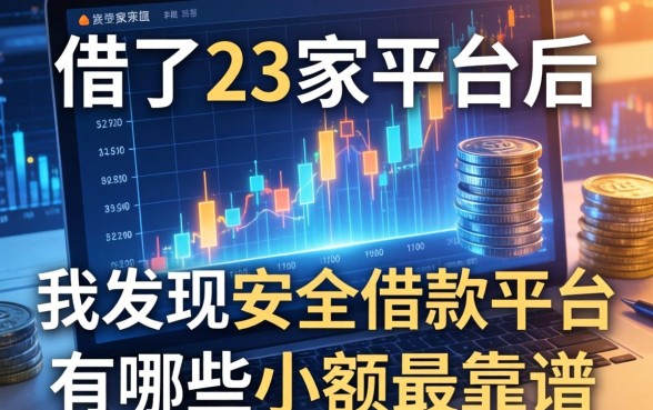 借了23家平台后，我发现安全借款平台有哪些小额最靠谱