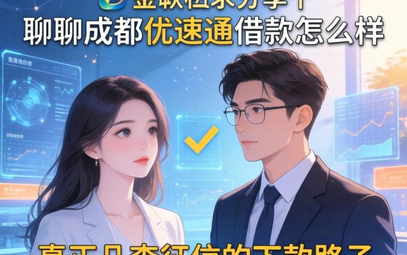 聊聊成都优速通借款怎么样,分享几个真正不查征信的下款路子
