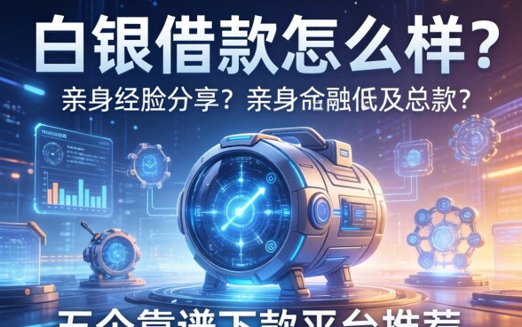 白银借款怎么样?亲身经历分享及五个靠谱下款平台推荐