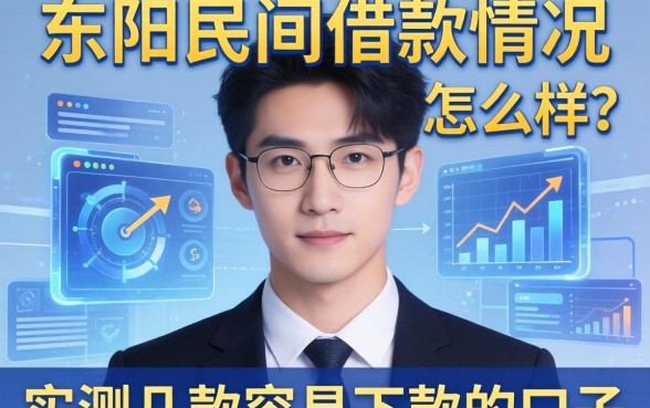 东阳民间借款情况怎么样？实测几款容易下款的口子
