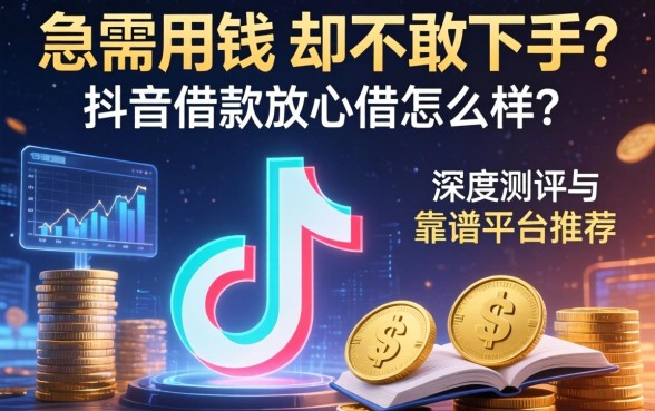 急需用钱却不敢下手？抖音借款放心借怎么样？深度测评与靠谱平台推荐