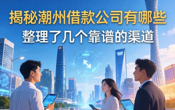 揭秘潮州借款公司有哪些,整理了几个靠谱的渠道