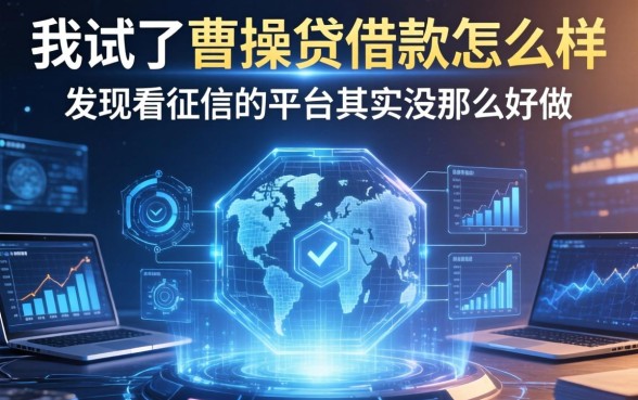 我试了曹操贷借款怎么样,发现不看征信的平台其实没那么好做