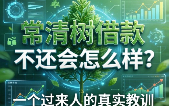 常青树借款不还会怎么样？一个过来人的真实教训