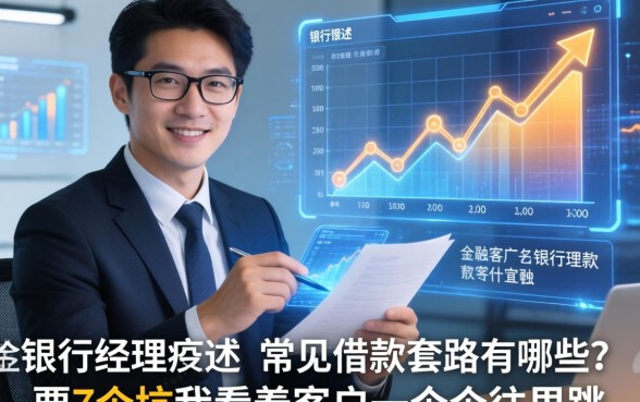 银行经理亲述：常见借款套路有哪些？这7个坑我看着客户一个个往里跳