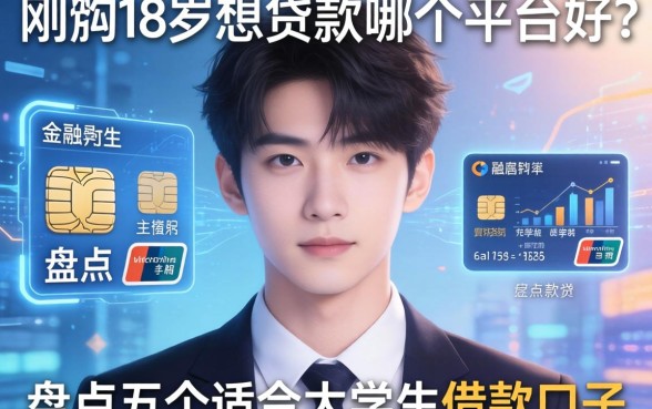 刚满18岁想贷款哪个平台好？盘点五个适合大学生的借款口子