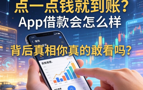 手机点一点钱就到账？app借款会怎么样，背后真相你真的敢看吗？