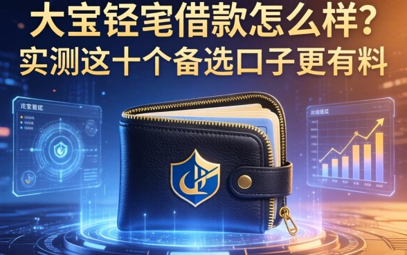 大宝钱包借款怎么样？实测这十个备选口子更有料