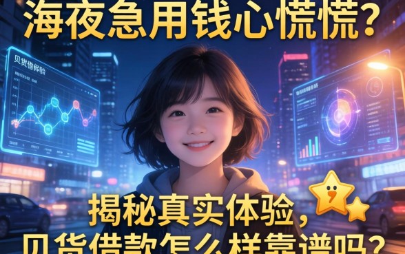 深夜急用钱心慌慌?揭秘真实体验,贝货借款怎么样靠谱吗?