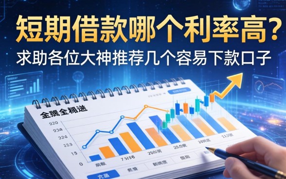 短期借款哪个利率高?求助各位大神推荐几个容易下款的口子