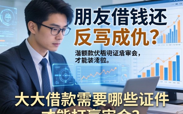 朋友借钱不还反目成仇？大额借款需要哪些证据才能打赢官司？