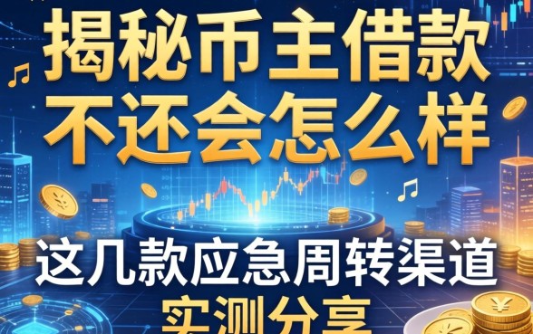 揭秘币安借款不还会怎么样，这几款应急周转渠道实测分享