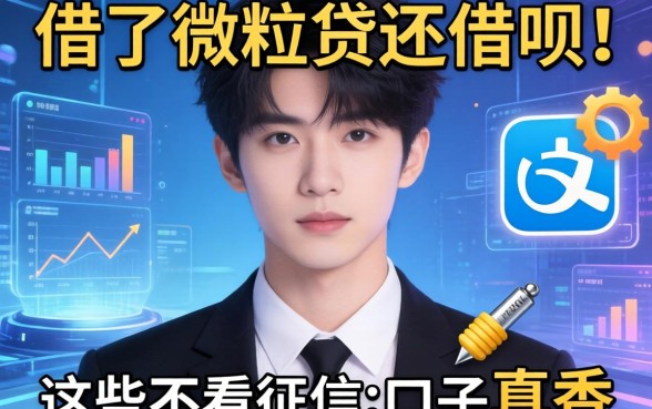 我借了微粒贷还借呗，发现这些不看征信的口子真香