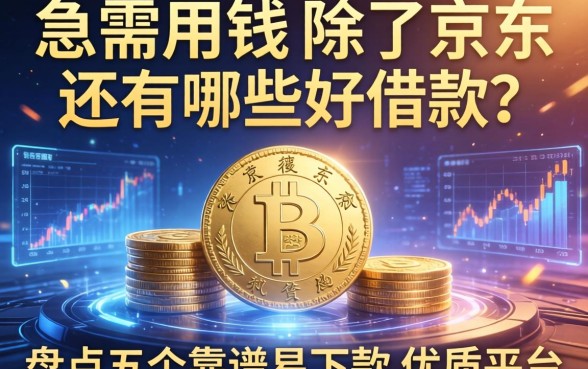 急需用钱除了京东还有哪些好借款？盘点五个靠谱易下款的优质平台