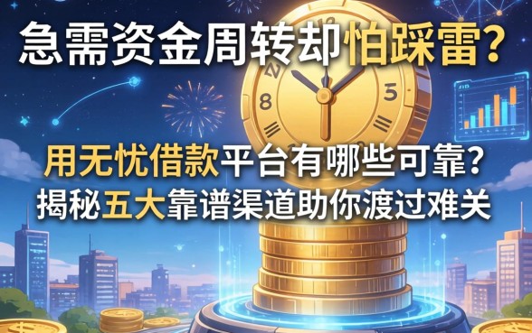 急需资金周转却怕踩雷？用无忧借款平台有哪些可靠？揭秘五大靠谱渠道助你渡过难关