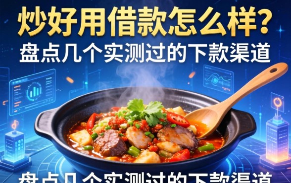 炒好用借款怎么样?盘点几个实测过的下款渠道