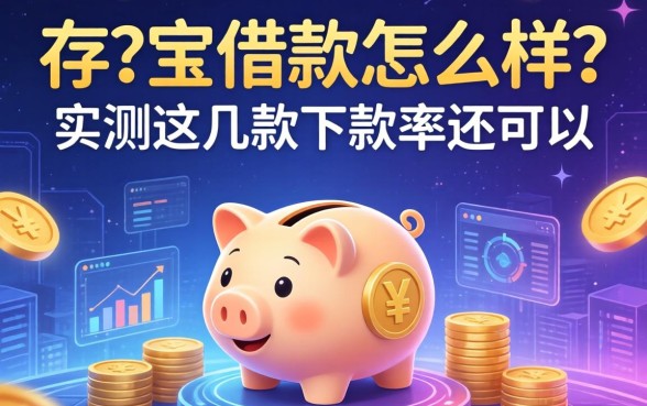 存钱宝借款怎么样？实测这几款下款率还可以