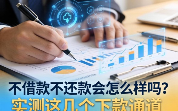 不借款不还款会怎么样吗？实测这几个下款通道