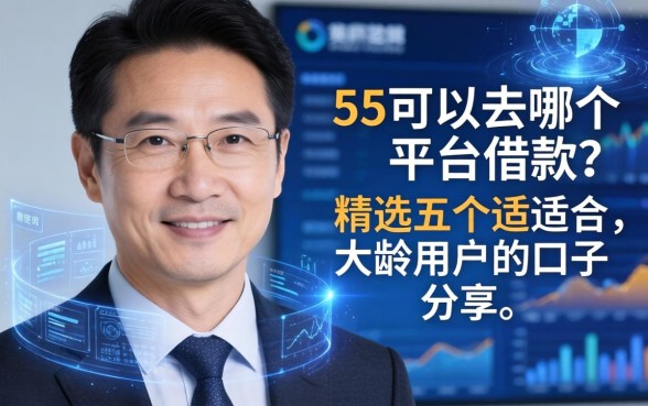 55岁可以去哪个平台借款？精选五个适合大龄用户的口子分享