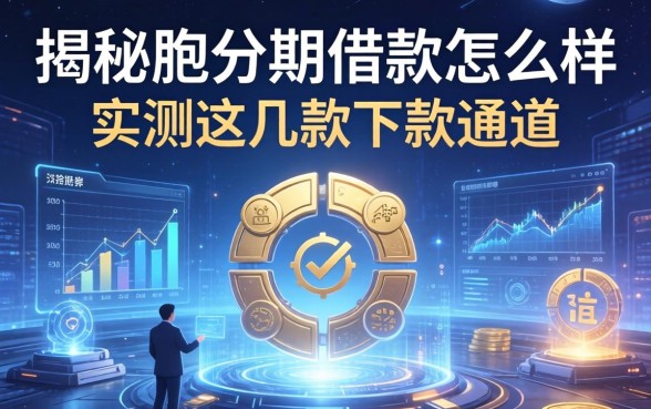 揭秘胞分期借款怎么样，实测这几款下款通道