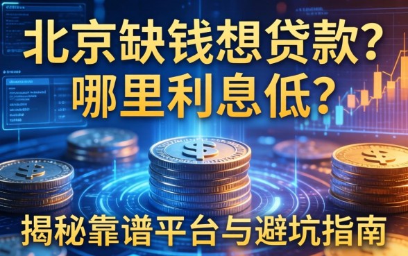 北京缺钱想贷款？哪里利息低？揭秘靠谱平台与避坑指南