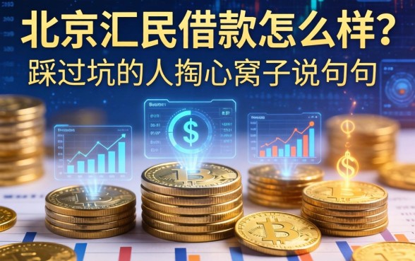 北京汇民借款怎么样？一个踩过坑的人掏心窝子说几句