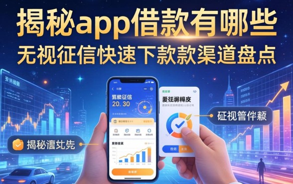 揭秘app借款有哪些:无视征信快速下款的渠道盘点
