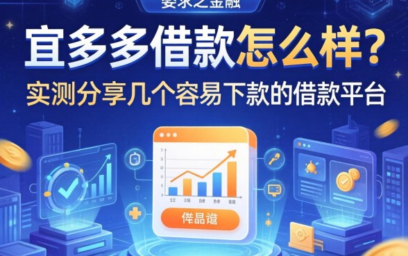 宜多多借款怎么样？实测分享几个容易下款的借款平台