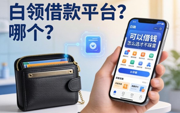 白领钱包借款平台是哪个？手机上可以借钱的软件怎么选才不踩雷